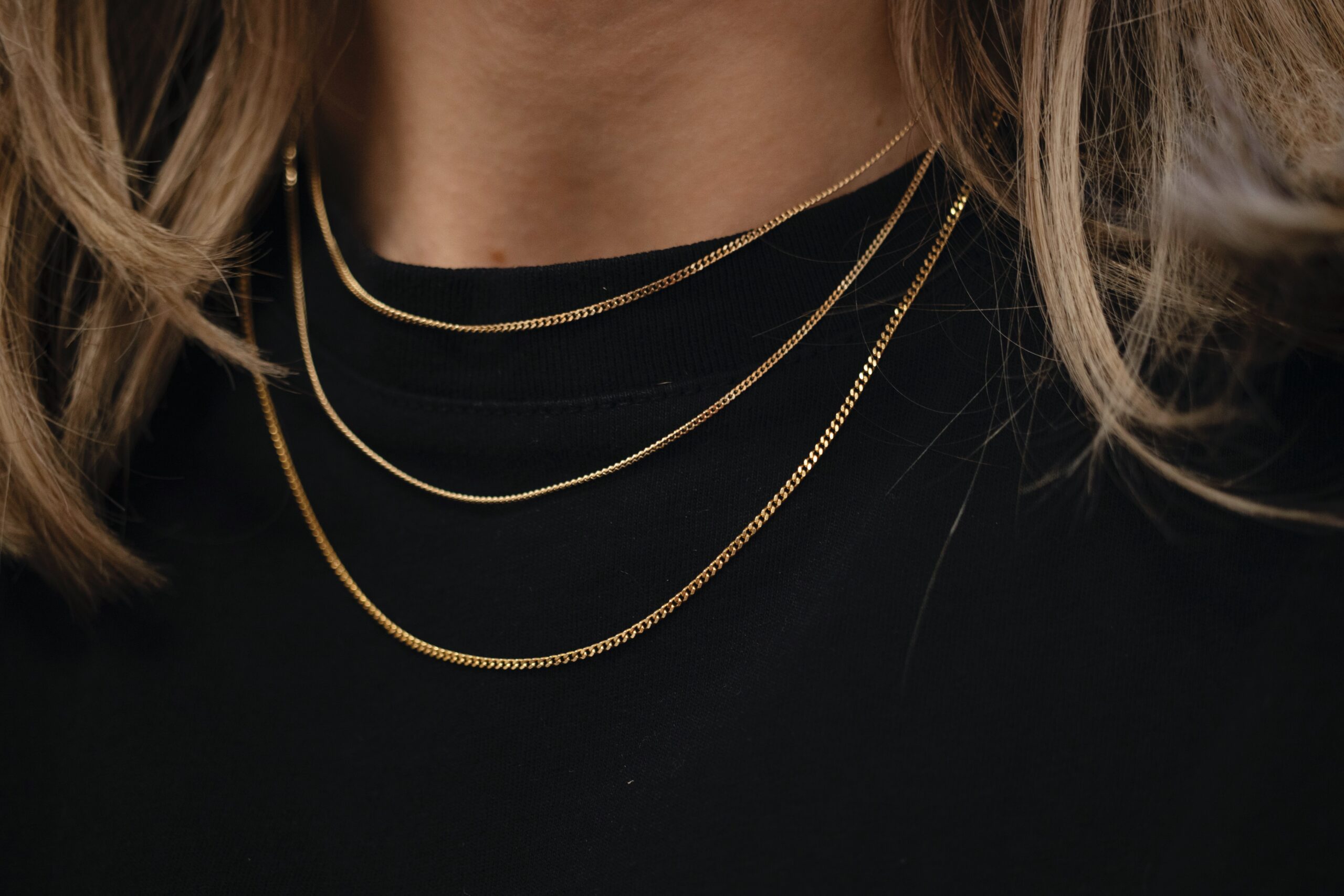 Flat Chain Necklace - 14k Gold | bobini roots